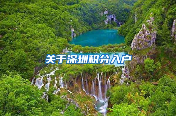 关于深圳积分入户