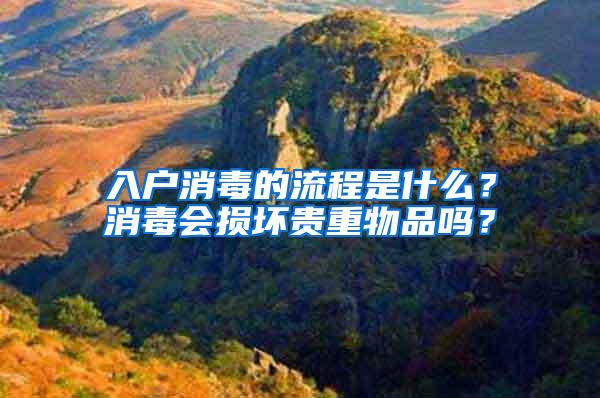 入户消毒的流程是什么？消毒会损坏贵重物品吗？