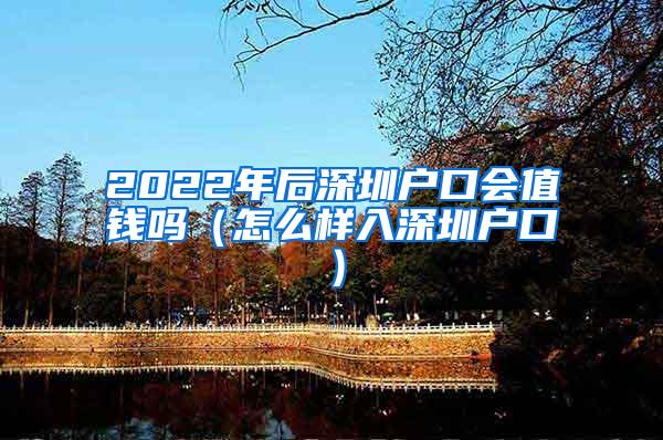 2022年后深圳户口会值钱吗（怎么样入深圳户口）