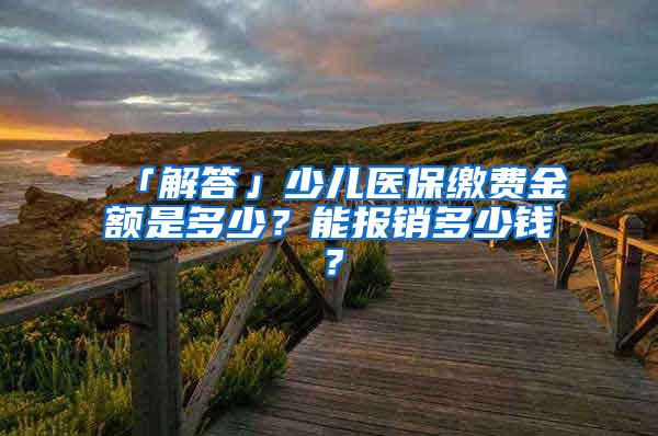 「解答」少儿医保缴费金额是多少？能报销多少钱？
