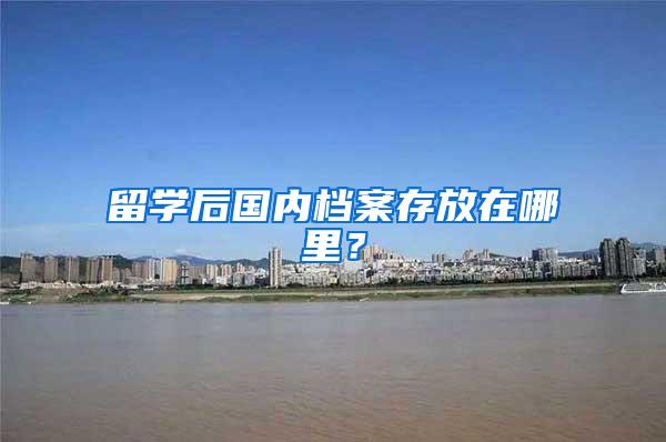 留学后国内档案存放在哪里？