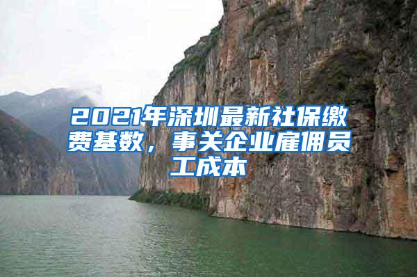 2021年深圳最新社保缴费基数，事关企业雇佣员工成本
