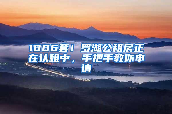 1886套！罗湖公租房正在认租中，手把手教你申请