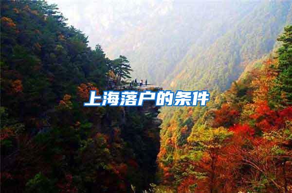 上海落户的条件