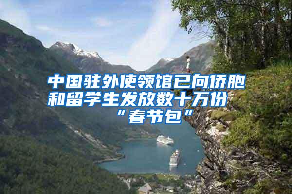 中国驻外使领馆已向侨胞和留学生发放数十万份“春节包”