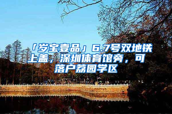 「岁宝壹品」6.7号双地铁上盖，深圳体育馆旁，可落户荔园学区