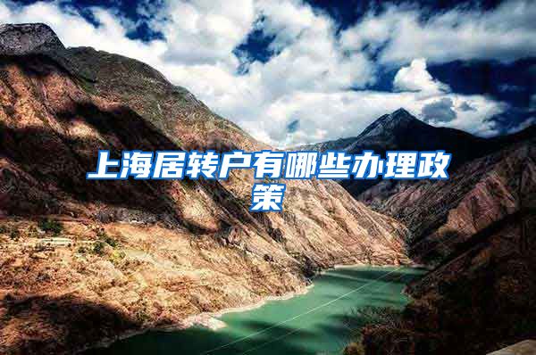 上海居转户有哪些办理政策