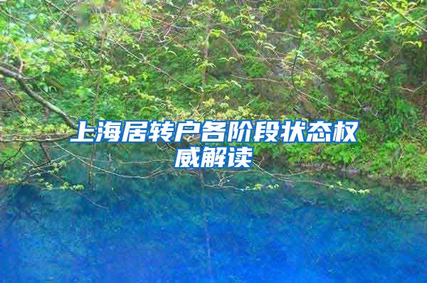 上海居转户各阶段状态权威解读