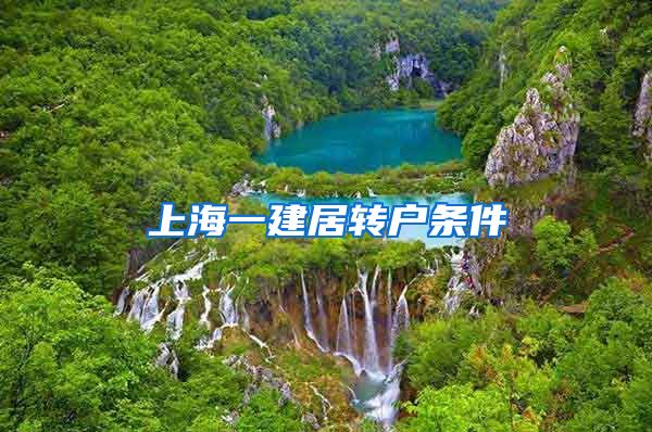 上海一建居转户条件
