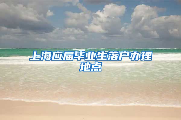 上海应届毕业生落户办理地点