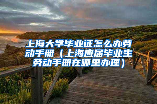上海大学毕业证怎么办劳动手册（上海应届毕业生劳动手册在哪里办理）