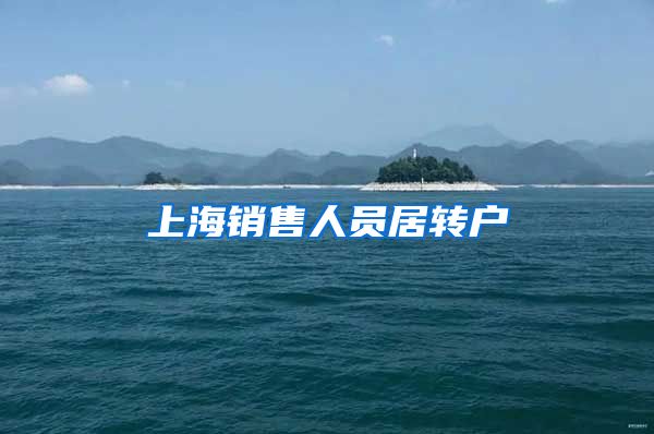 上海销售人员居转户