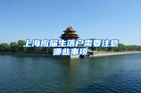 上海应届生落户需要注意哪些事项