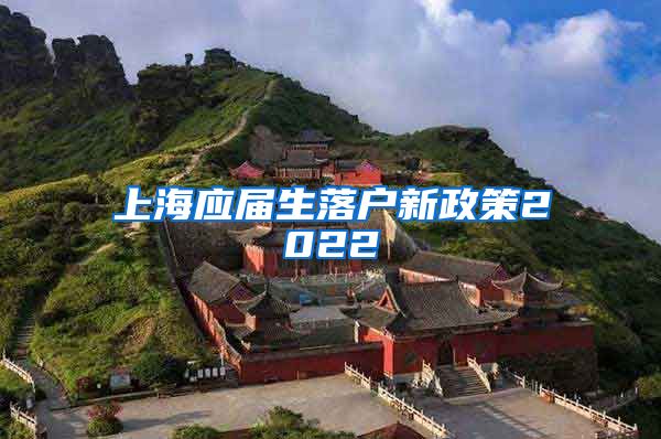 上海应届生落户新政策2022