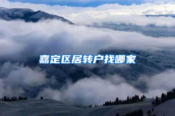 嘉定区居转户找哪家
