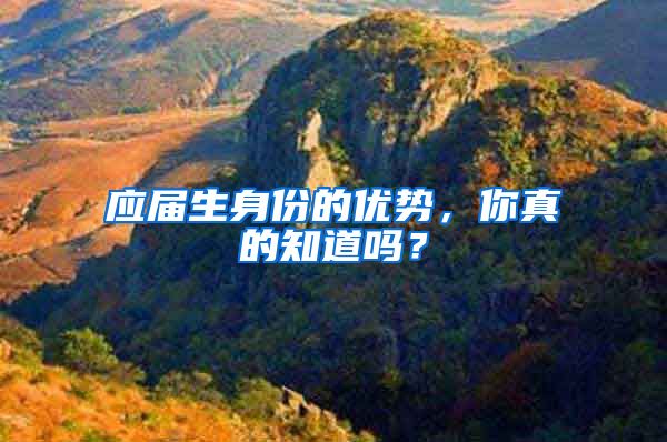 应届生身份的优势，你真的知道吗？