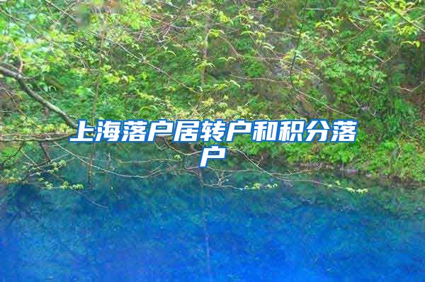 上海落户居转户和积分落户