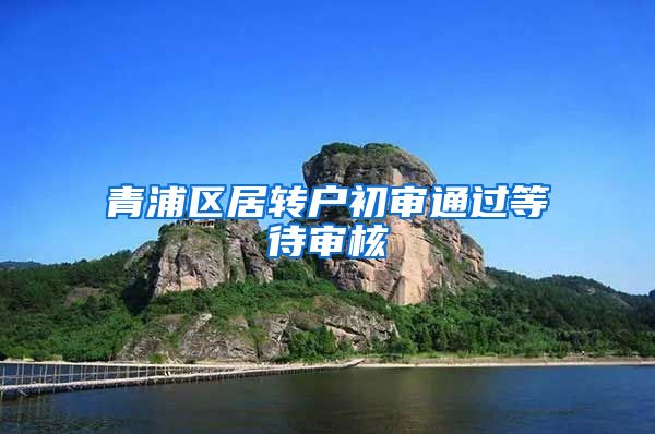 青浦区居转户初审通过等待审核